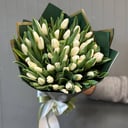 Букет «49 белых тюльпанов»