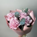 Идеально розовый букет французских роз