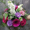 Букет «Неожиданная радость» из роз и гербер