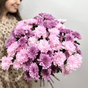 Букет из ярких хризантем