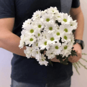 Букет «Ромашки для тебя» из хризантем