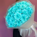 Букет «Голубые хризантемы "Лазурные облака"»