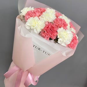 Букет из диантусов Красотка из гвоздик