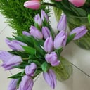 Букет сиреневых тюльпанов