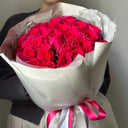 Букет «31 малиновая роза»