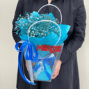 Композиция Голубой Гипсофилы