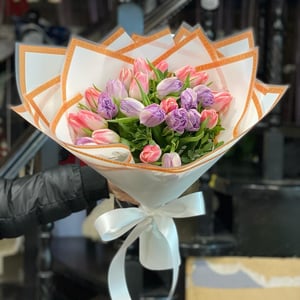 Букет «Калифорния» из тюльпанов