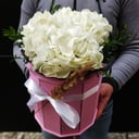 Композиция «Нежный привет» из гортензий