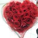 Композиция в форме сердца «Сердце» из роз