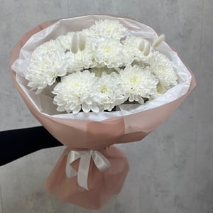 Букет "Белый" из хризантем