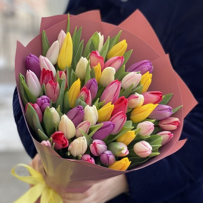 Букет «51 тюльпан»