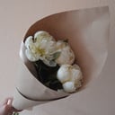 Букет «3 белых пиона»