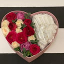 Подарочный набор «Сладкое сердце малое» из роз