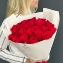 Букет «Пламя любви» из роз