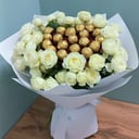 Композиция в форме сердца «Милая леди» из роз