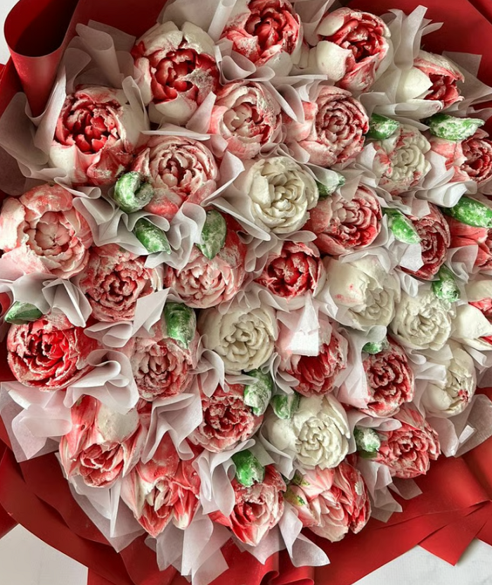 зефирные цветы