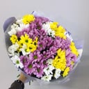 Букет "Летний день" из хризантем