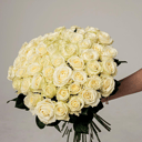 Букет 51 белая роза