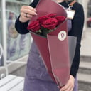 Букет "Алые паруса" из роз