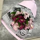 Букет-комплимент с альстромерией