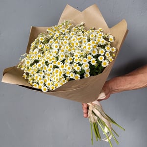 Букет «Полевой милаш» из ромашек