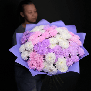 Букет «Алтай Цветной» из хризантем