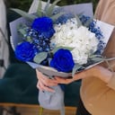 Букет Роз и Гортензии