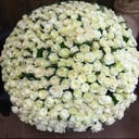 Букет «Белая ночь» из роз