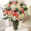 Vanilla Sky: Roses, Spray Roses and Daisies