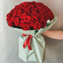 Букет «51 красная роза»