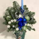 Новогодняя композиция в кружке