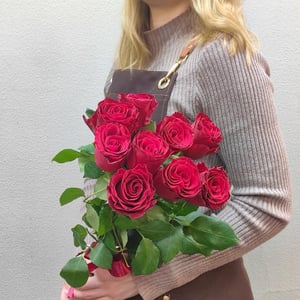 Монобукет из 9 Кенийских роз