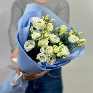 Букет «Блестящее утро» из эустом