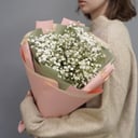 Букет «Белые росы» из гипсофил