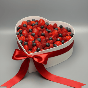 Ягодное наслаждение в белой коробке