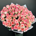 Букет «101 Роза Джумилия 70 см»