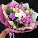 Букет «Желание» из хризантем и роз