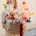 Коробка с цветами «Сжигая Дотла» из хризантем