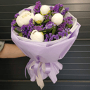 Букет из пионов "Фиолетовая мелодия"