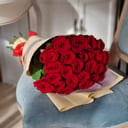 Букет «Несгораемая страсть» из роз