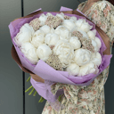 Букет «Пломбир» из пионов