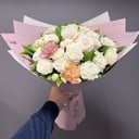 Букет «Люблю тебя!» из гвоздик