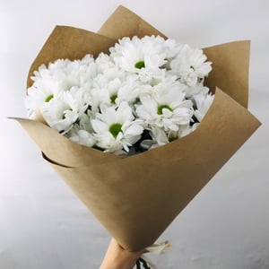 Букет «Преданность» из хризантем