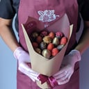 Букет из клубники Золото M