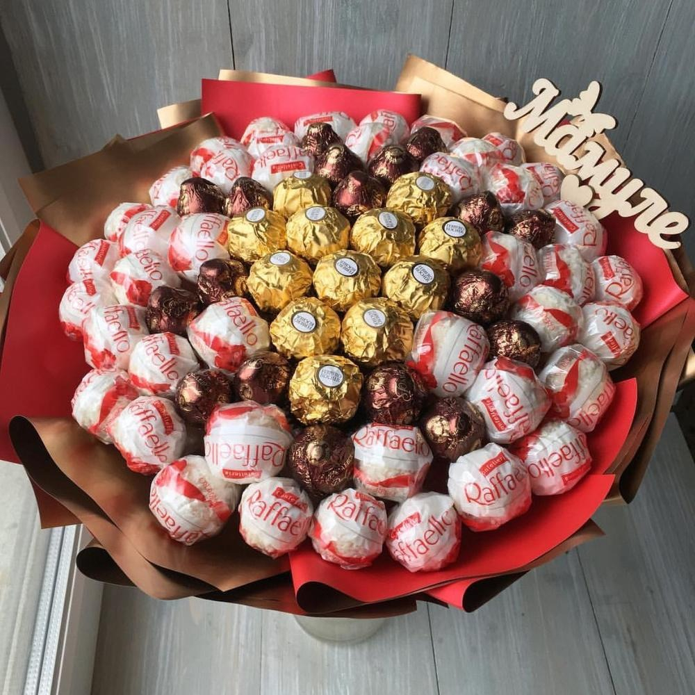 Сладкий букет "Конфетно-букетный"