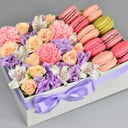 Подарочный набор «Гламур делюкс» из эустом и гвоздик