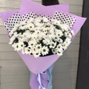 Букет ромашковое поле из хризантем