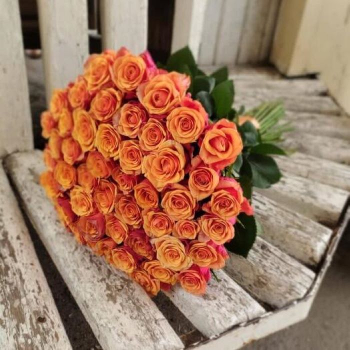 Букет из 25 роз сорта "Испания"
