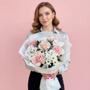 Букет "Рио" из хризантем