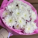 Букет белые хризантемы